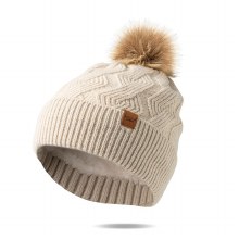 Britt's Knits Mainstay Pom Hat Oat