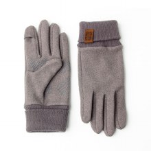 Britt's Knits Pro Tip Texting Gloves Gray L/XL