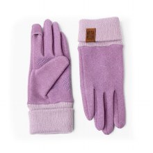 Britt's Knits Pro Tip Texting Gloves Purple L/XL