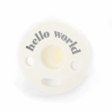 Bubbi Pacifier hello World