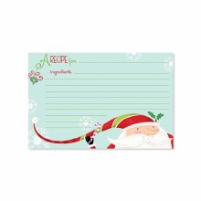 Candy Santa Recipe Cards