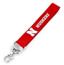 Nebraska Huskers Deluxe Wristlet Key Chain
