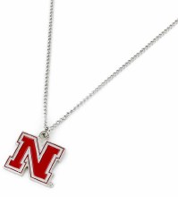 Nebraska Huskers Team Logo Pendant Necklace