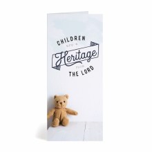 Card Baby Boy Teddy Bear 4x9