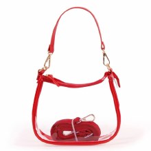 Clear Purse Clara Red