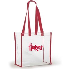 Clear Stadium Tote Nebraska