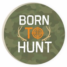 Car Coaster Single Born To Hunt