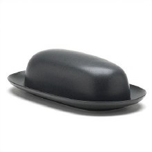 Colorwave Graphite Coupe Covered Butter Dish