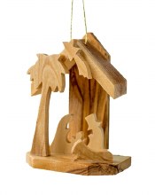 Grotto 3D Nativity Small Ornament