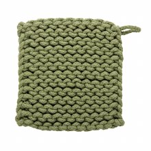 Crochet Trivet Olive