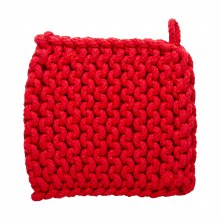 Crochet Trivet Red