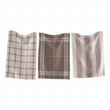 Dishtowel Classic Set of 3 Gray