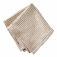 Textured Check Dishcloth Set of 2 Linen