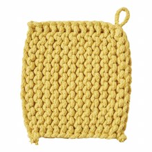 Crochet Trivet Yellow