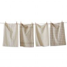 Canyon Dishtowel Set of 4 White Multi