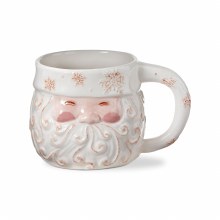 Vintage Santa Mug Light Pink