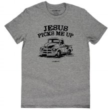 Jesus Picks Me Up T-Shirt 2XL