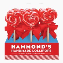 Heart Lollipop Strawberry Shortcake - 1 Lollipop