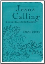 Jesus Calling Leather Deluxe Teal