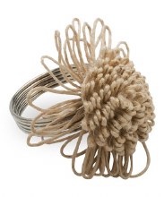 Jute Flower Napkin Ring