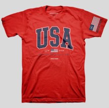 Hold Fast Adult T-Shirt USA Strong - 2XL