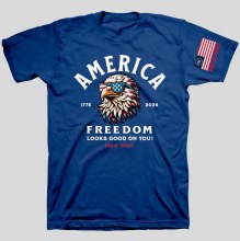 Hold Fast Adult T-Shirt American Eagle - 2XL