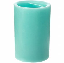 Sea Glass Spiral Candle Large