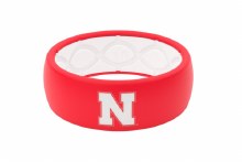 Original Silicone Ring Nebraska Red Size 10