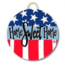 Dk Door Hanger Flag Home Sweet