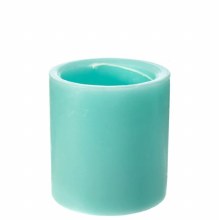 Sea Glass Spiral Candle Medium