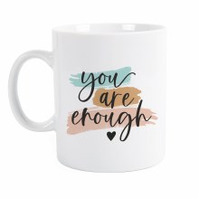 Ceramic Farmhouse Mug You Are Enough