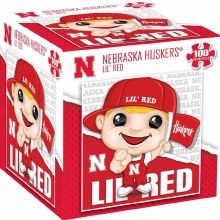 Nebraska Cornhuskers 100 Piece Puzzle Mascot Lil' Red