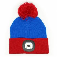 Kids Recharge Led Beanie Blue