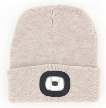 Night Scope Led Beanie Oat