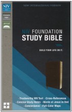 NIV Foundation Study Bible Brown