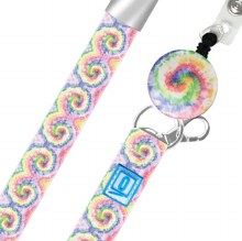 Luxe Lanyard Spring Tie Dye