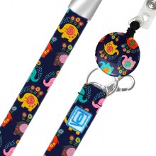 Luxe Lanyard Smile Elephant