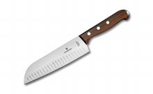 Rosewood Santoku 7" Granton Blade