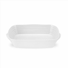 Sophie Conran White Small Handled Rectangle Roasting Dish