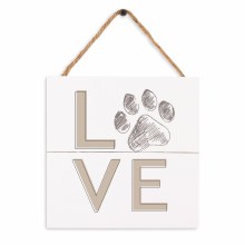 Love Paw Hanging Sign