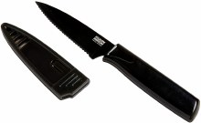 Serrated Colori Knife Black