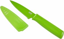 Serrated Colori Knife Green