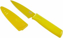 Serrated Colori Knife Yellow