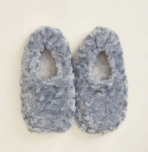 Warmies Slippers Curly Gray