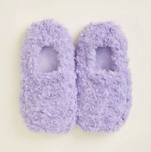 Warmies Slippers Curly Purple