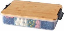 Snacklebox Bamboo Divided