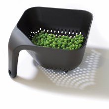 Square Colander Grey