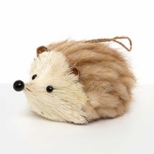 Ornament Hedgehog Tan & Cream