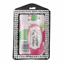 Vertical Bling Id Holder Clear