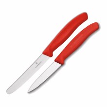 Utility & Paring Knife Set Red